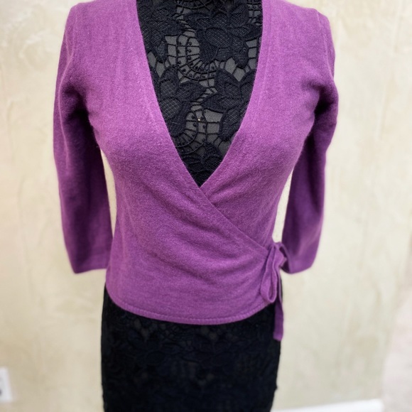 NWT beautiful angora wrap sweater - Picture 1 of 5